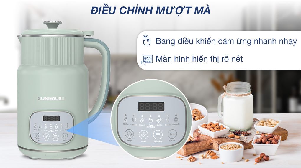 Máy làm sữa hạt đa năng Sunhouse SHD5260