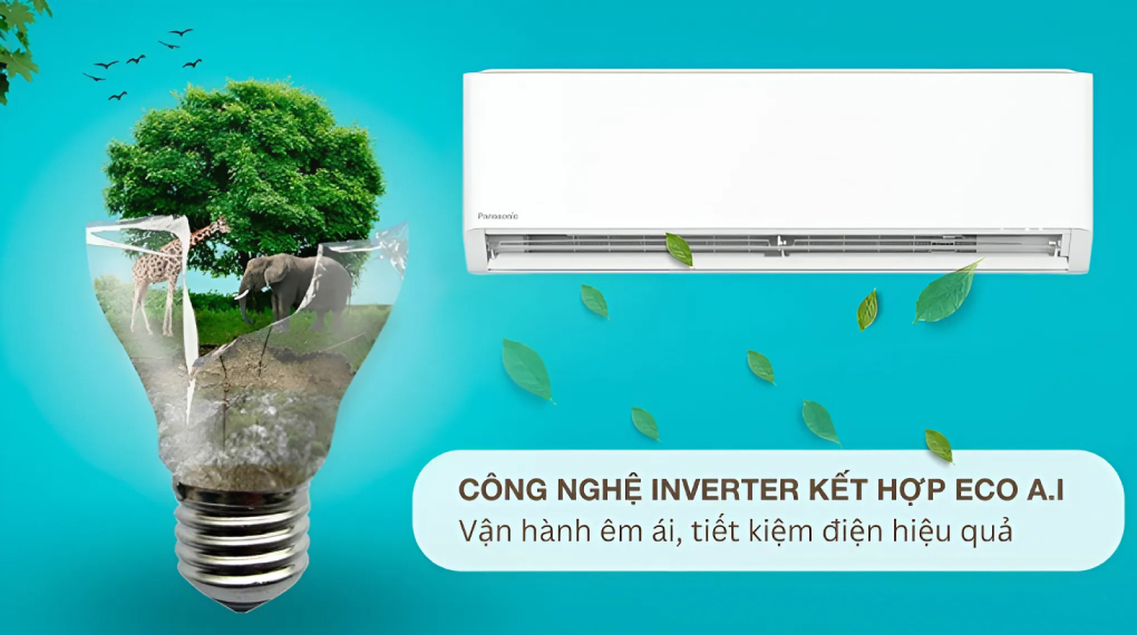 Điều hòa Panasonic Inverter 12.000BTU U12BKH-8