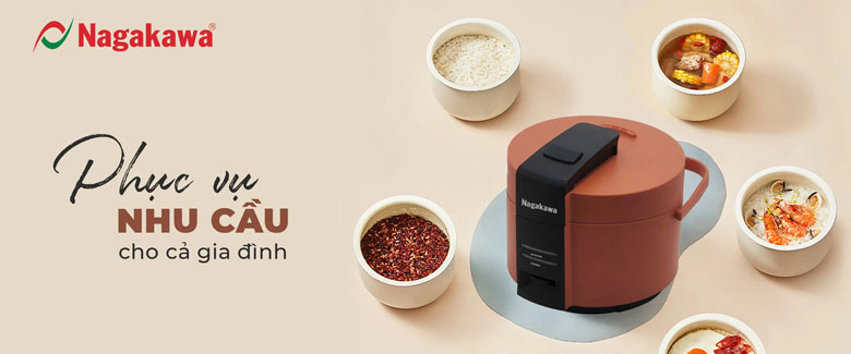 Nồi cơm điện 1.8L Nagakawa NAG0143