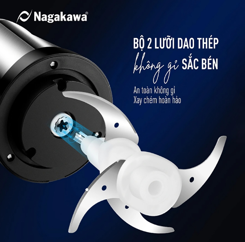 Máy xay thịt Nagakawa NAG0822