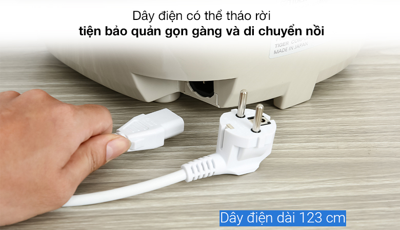 Nồi cơm điện tử Tiger 1.8 lít JBV-S18W