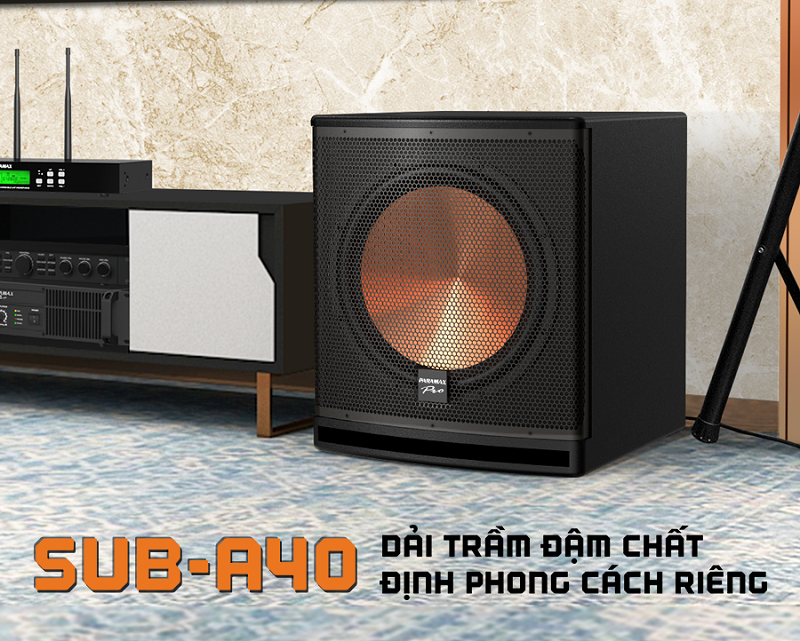 Loa Siêu Trầm Điện Paramax 15-inch SUB-A40