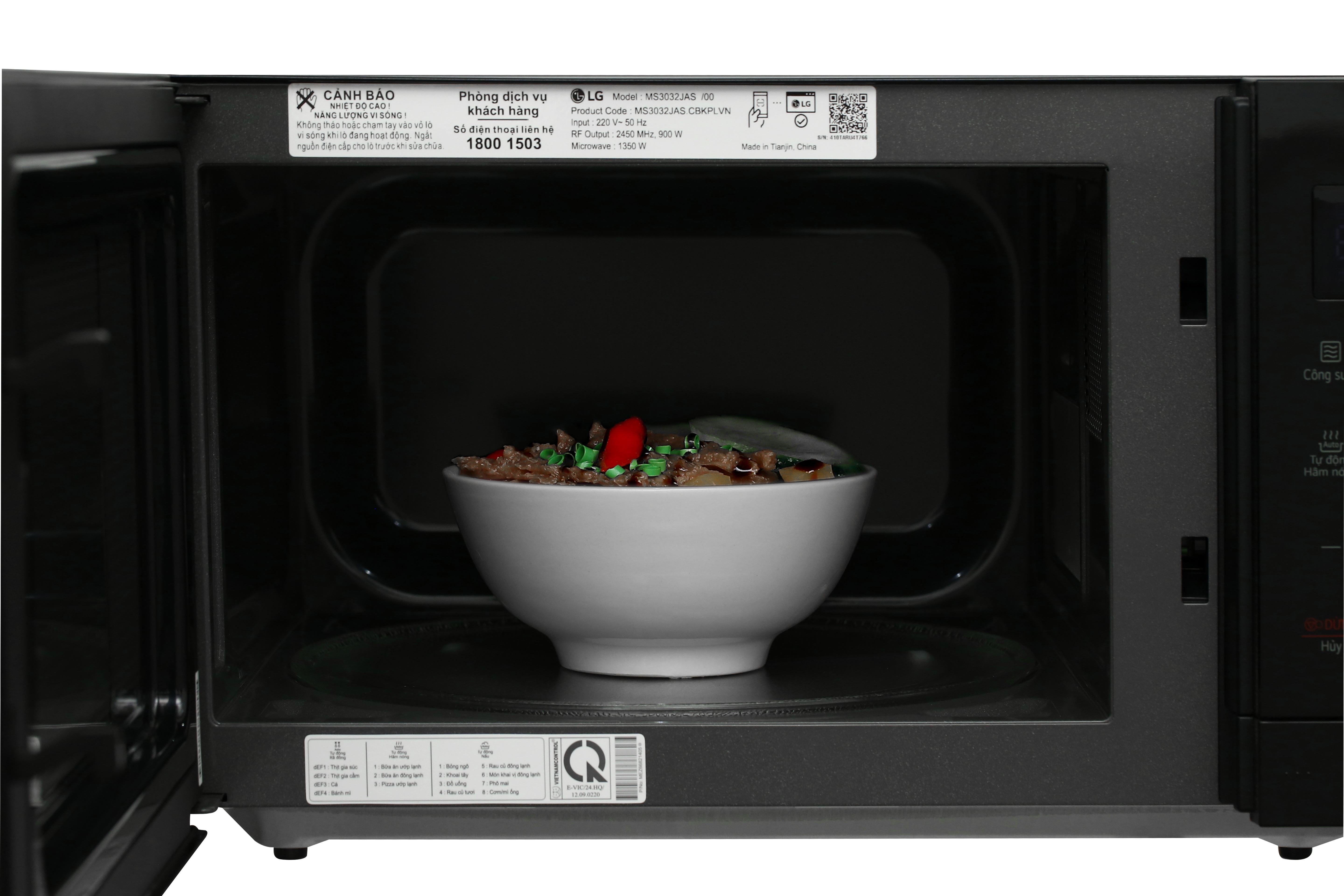 Lò vi sóng LG 30 lít MS3032JAS.BBKPLVN