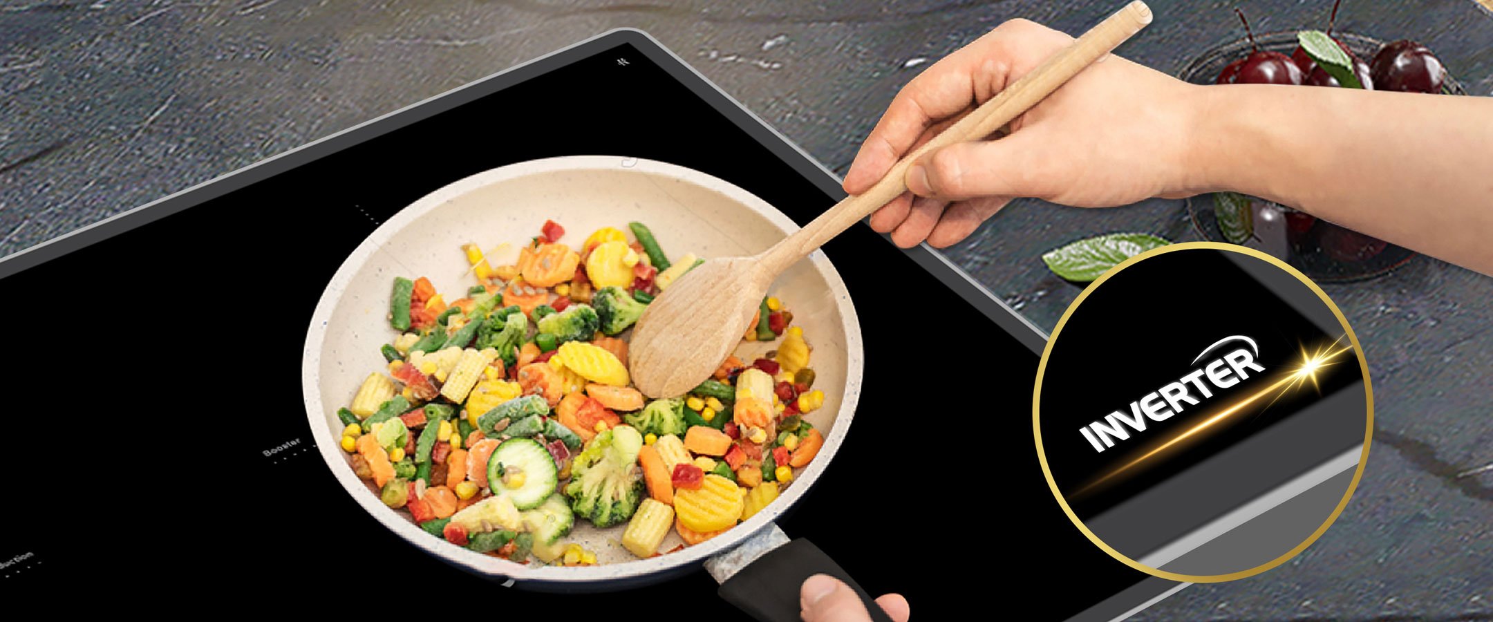 Bếp từ đôi Nagakawa UltraSlim NK2C22MB