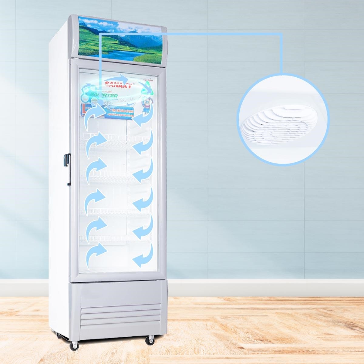 Tủ Mát Sanaky Inverter 240 Lít VH308K3L