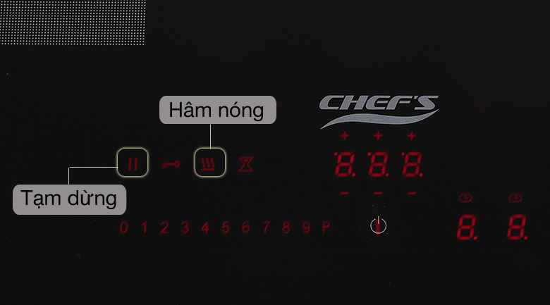 Bếp từ đôi lắp âm Chef's DIH666