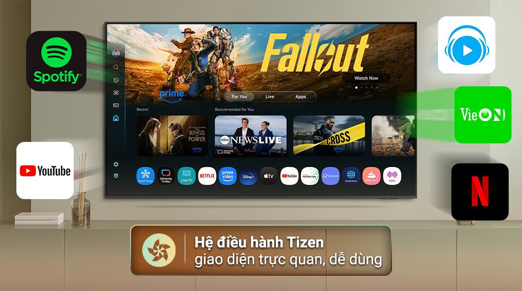 Smart Tivi Neo QLED Samsung AI 4K 55 inch QA55QN70FAKXXV