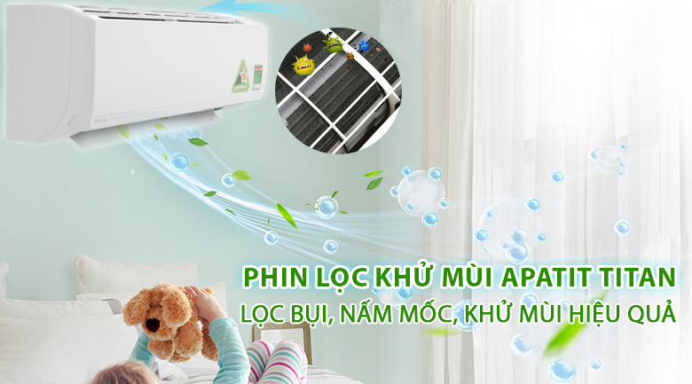 Điều hòa Daikin 1 chiều Inverter 12000 BTU FTKC35UAVMV