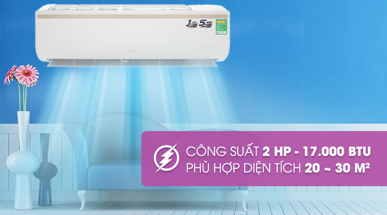 Điều hòa TCL 1 chiều Inverter 18000btu RVSC18KEI