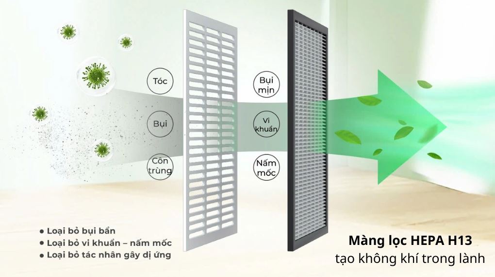 Máy hút ẩm kết hợp lọc không khí Nagakawa NAD8559