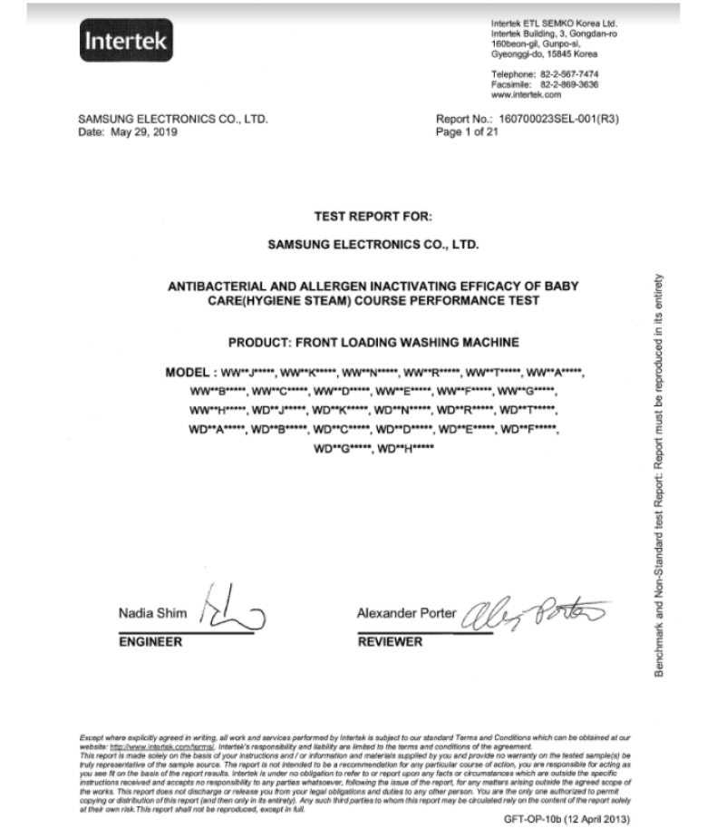 Máy giặt Samsung Inverter 23 kg WA23A8377GV/SV