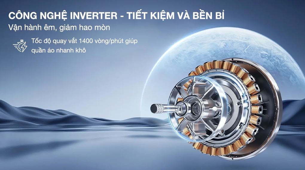 Máy giặt Aqua Inverter 10 kg AW10-B4377U1L(GN)