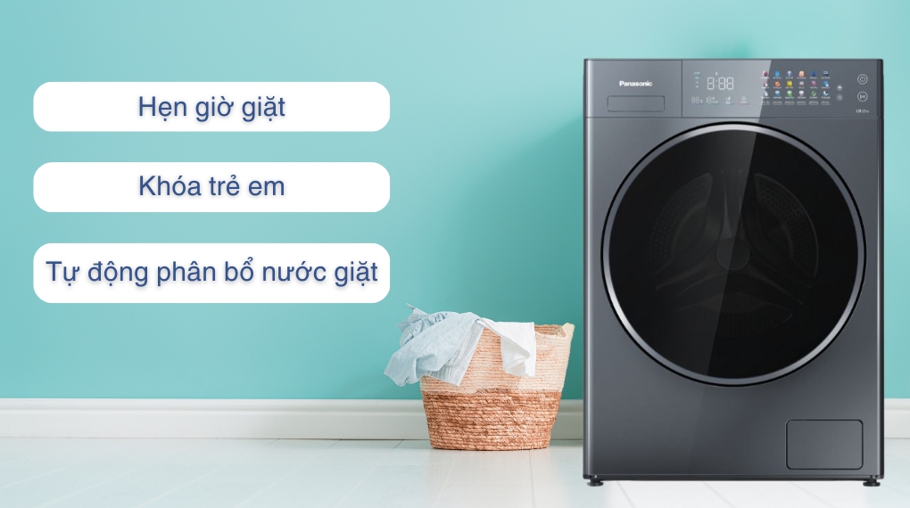 Máy giặt Panasonic Inverter 13 kg NA-26CVX1AVT