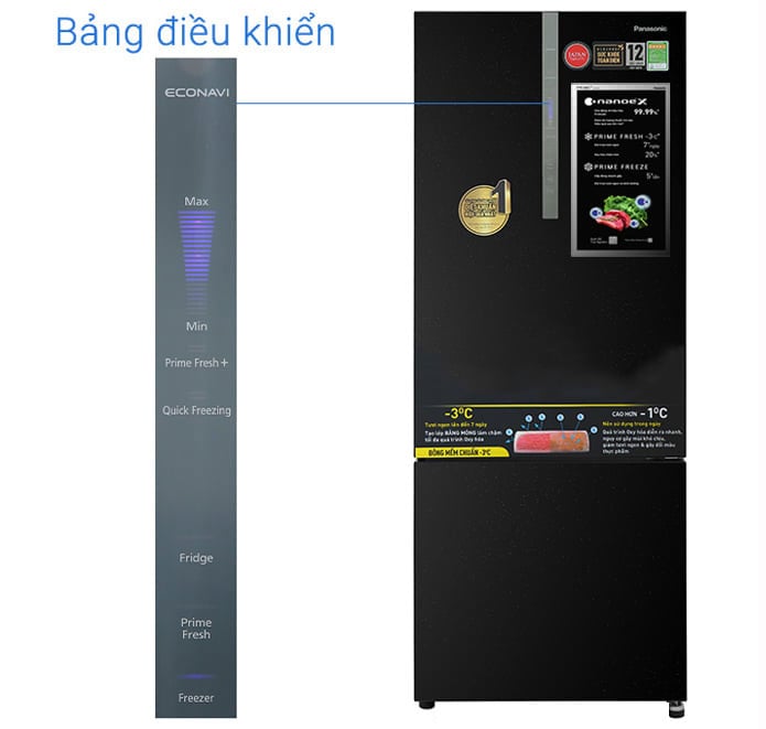 Tủ lạnh Panasonic Inverter 380 lít NR-BX421XGKV