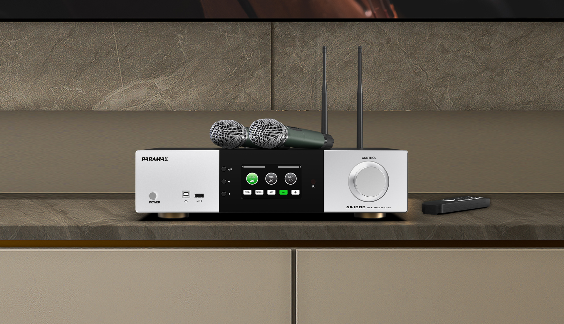 Amply karaoke PARAMAX AX-1000