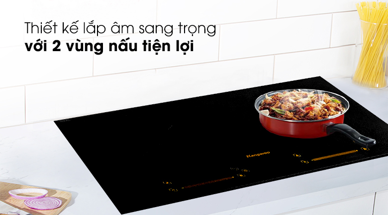 Bếp từ đôi lắp âm Kangaroo KG859I