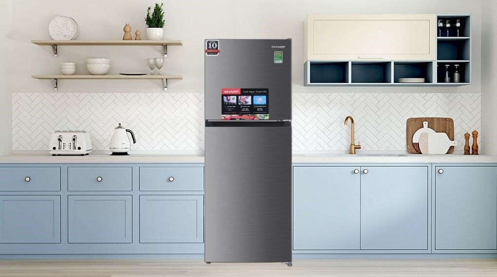 Tủ lạnh Sharp Inverter 197 lít SJ-X215V-SL