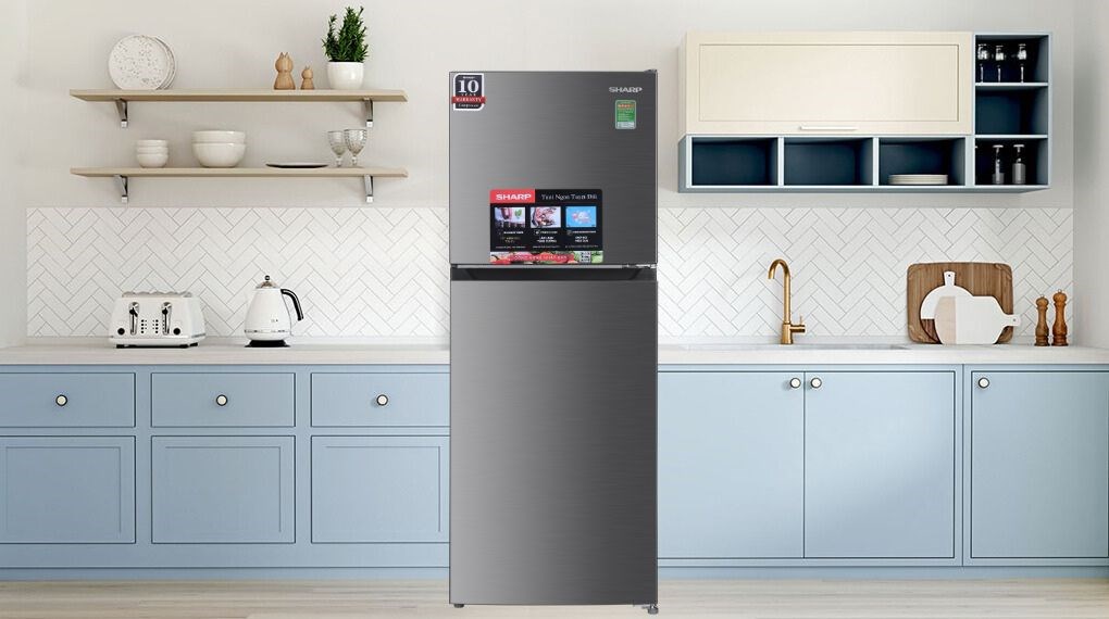 Tủ lạnh Sharp Inverter 181 lít SJ-X198V-SL