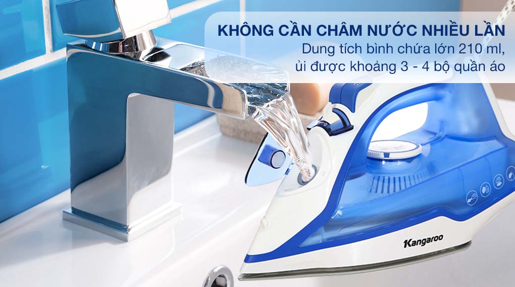 Bàn là hơi nước Kangaroo 2200W KGSI2200
