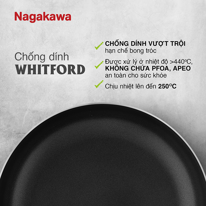 Chảo chống dính Nagakawa NAG2803