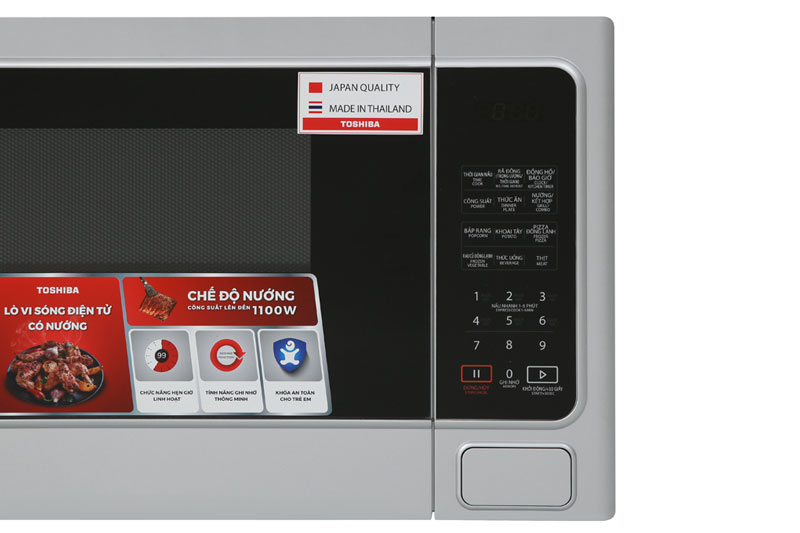 Lò vi sóng có nướng Toshiba 34 lít ER-SGS34(S1)VN