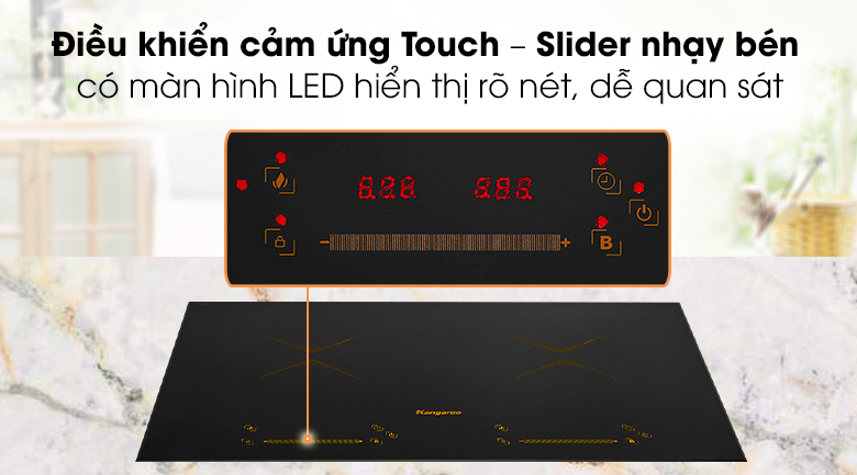 Bếp từ đôi lắp âm Kangaroo KG859I