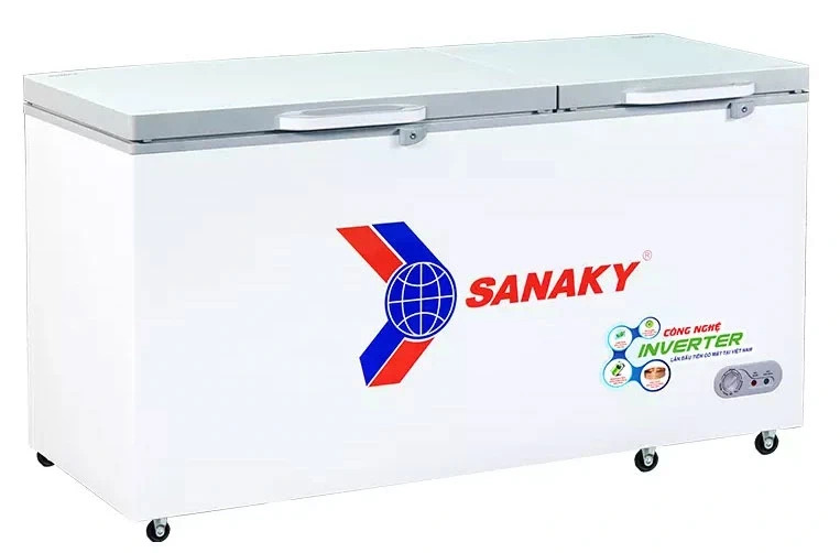 Tủ đông Sanaky Inverter cánh cường lực 530 lít VH6699HY4K