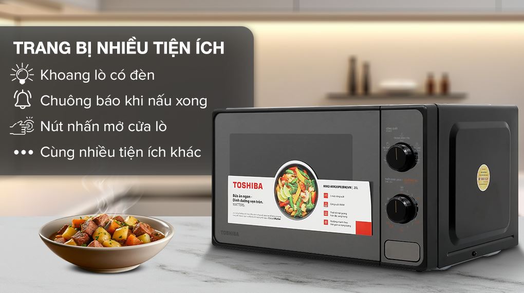 Lò vi sóng Toshiba 20 lít MM2-MM20PE(BM)VN