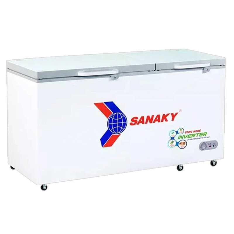 Tủ đông Sanaky Inverter cánh cường lực 530 lít VH6699HY4K
