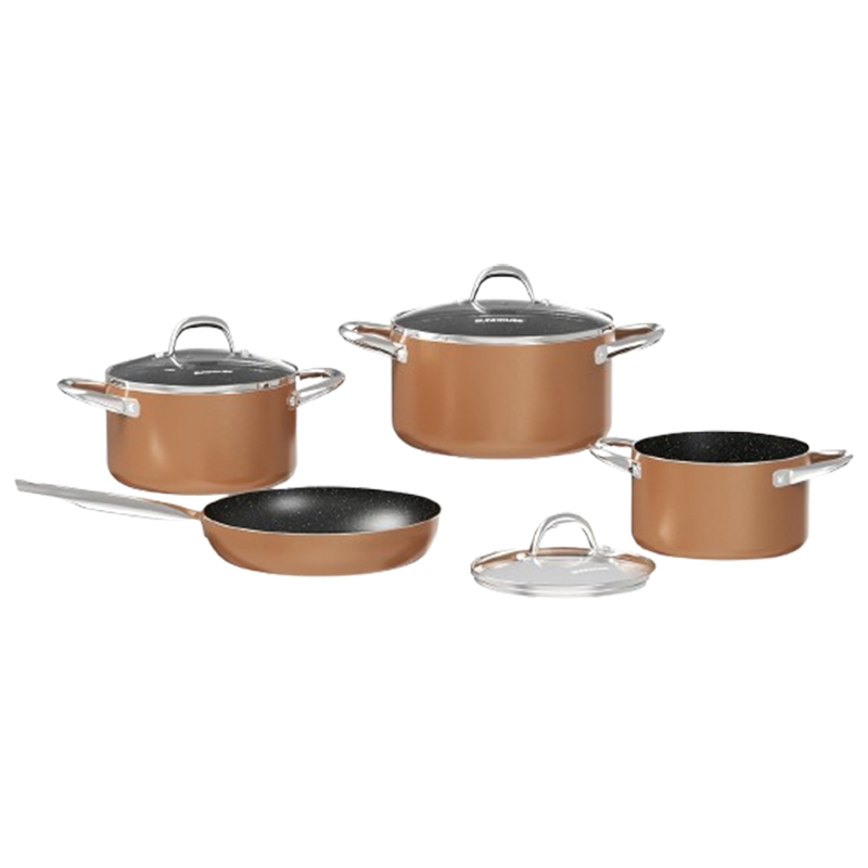 BỘ NỒI CHẢO CHỐNG DÍNH ĐÁY TỪ SUNHOUSE SHG8081MB