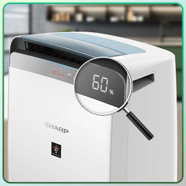 Máy lọc không khí và hút ẩm Sharp DW-J20FV-W