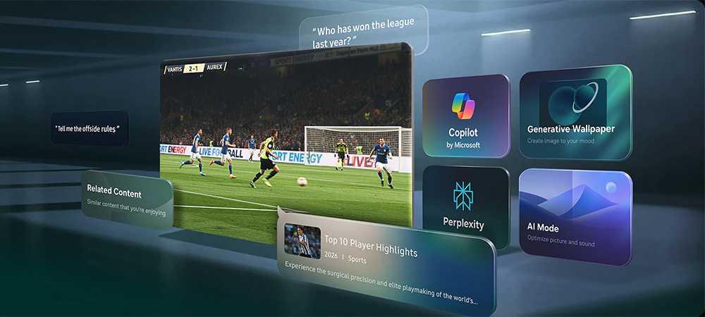 Smart Tivi OLED Samsung AI 4K 55 inch QA55S90HAKXXV