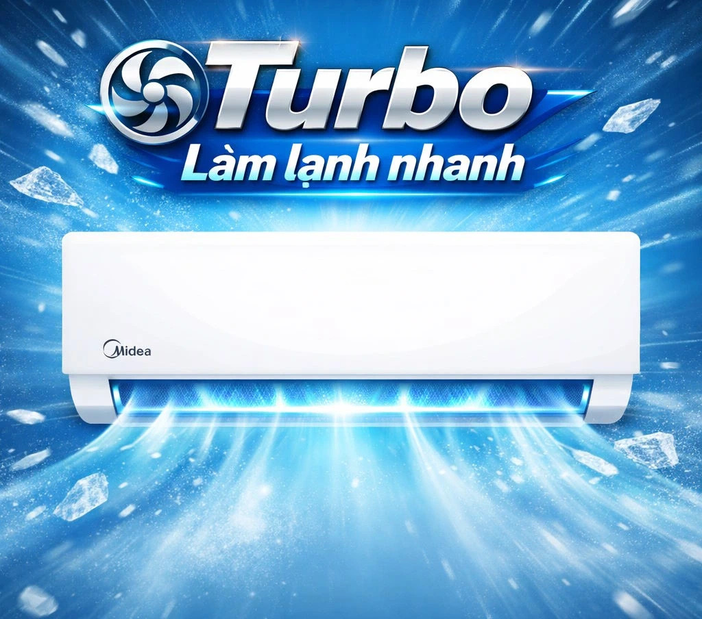 Điều hòa Midea 9.000BTU 1 chiều MSFQ-09CRN8
