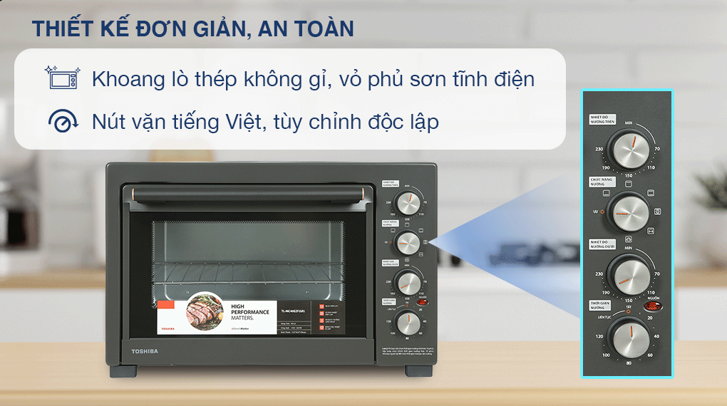 Lò nướng Toshiba 40 lít TL-MC40EZF(GR)