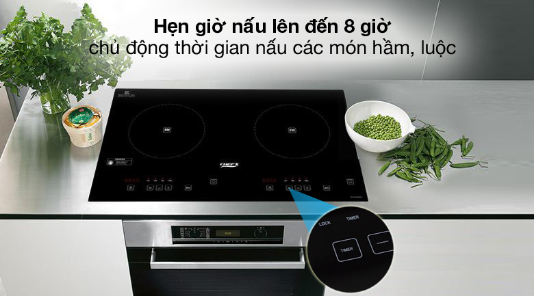 Bếp từ đôi Chefs DIH2000A