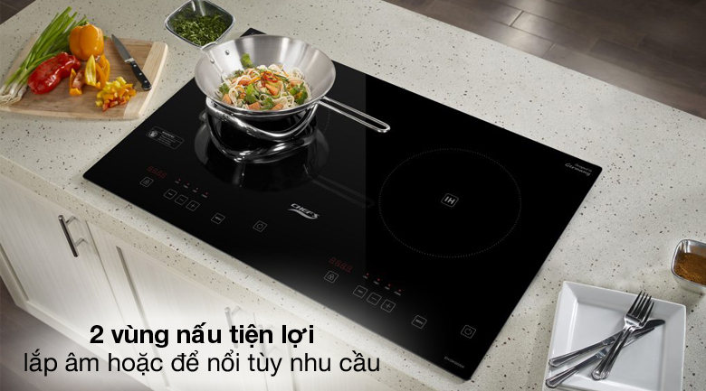 Bếp từ đôi Chefs DIH2000A