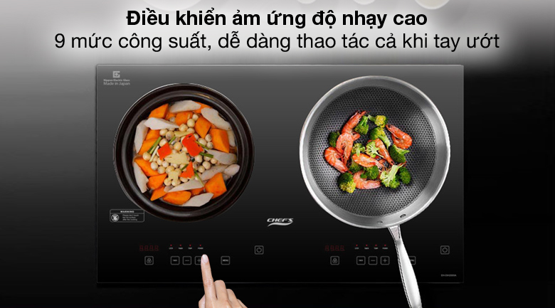 Bếp từ đôi Chefs DIH2000A