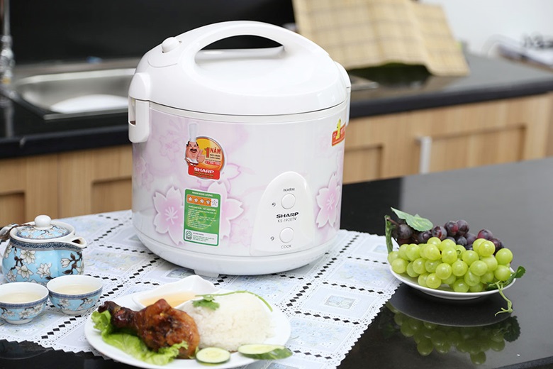 Nồi cơm điện Sharp 1.8 lít KS-N192ETV(SP)