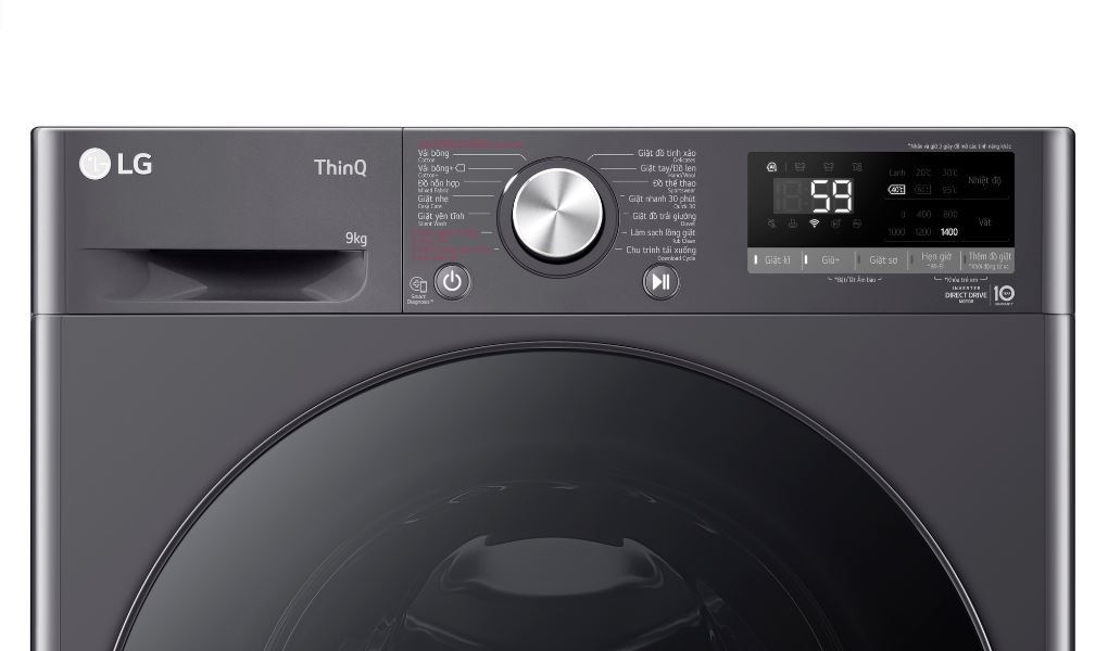 Máy giặt LG Inverter 9 kg FV1409S4M1
