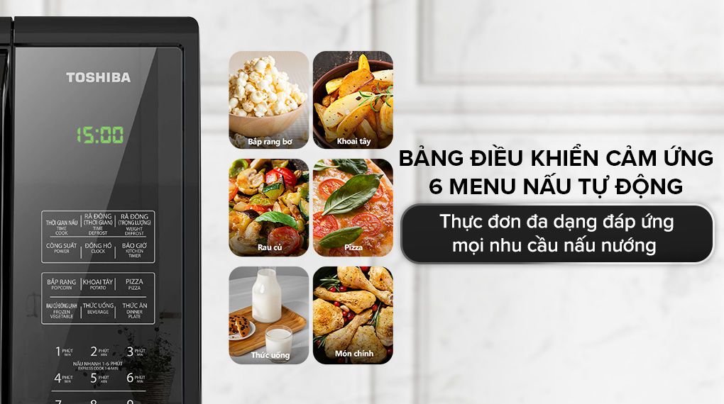 Lò vi sóng Toshiba 25 lít MM-EM25PE(BM)