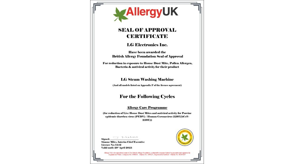 Máy sấy quần áo bơm nhiệt LG 10.5 kg DVHP50W