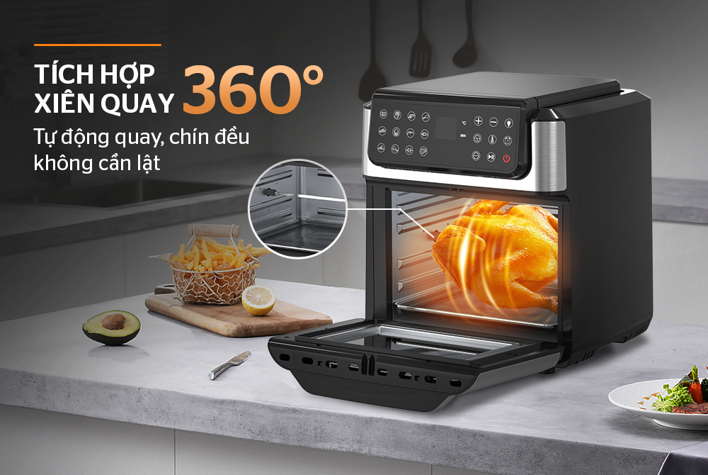 Nồi chiên không dầu Sunhouse Mama 12L SHD4094
