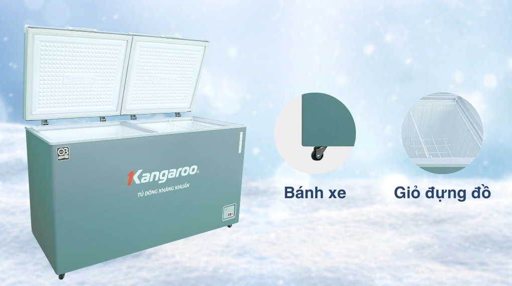 Tủ đông Kangaroo 415 lít KGFZ415G2D