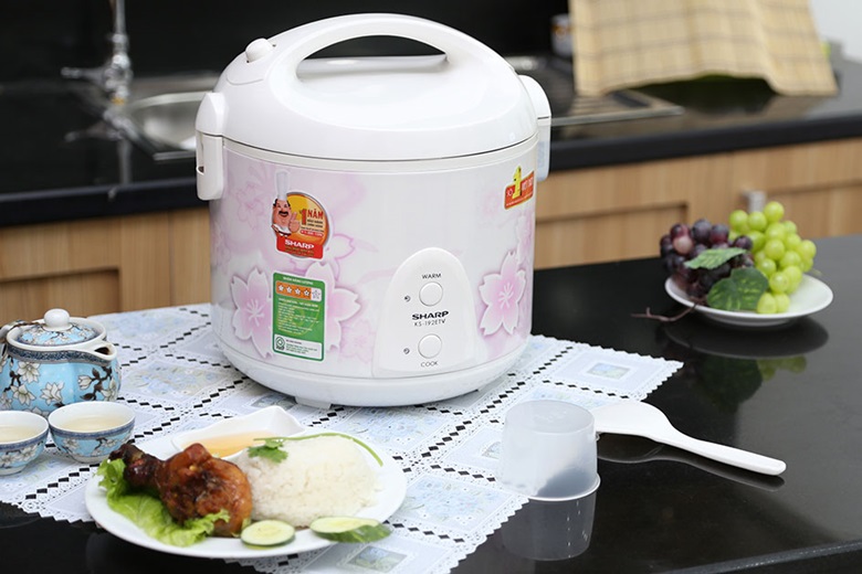 Nồi cơm điện Sharp 1.8 lít KS-N192ETV(SP)