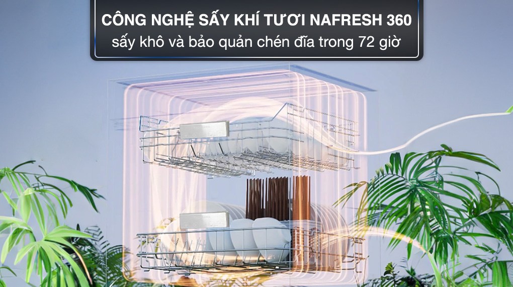 Máy rửa bát độc lập Nagakawa NK15D03M