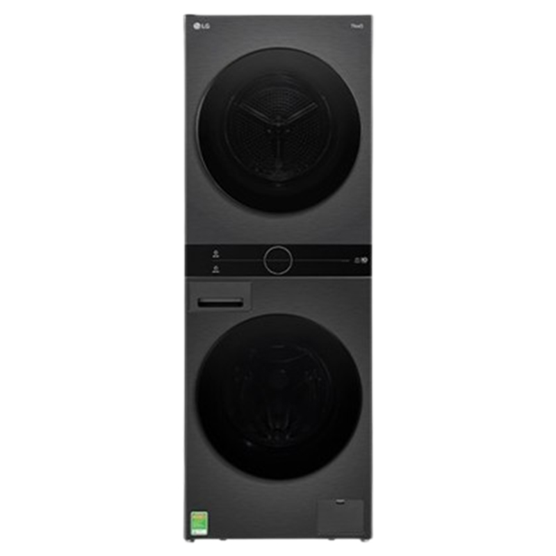 Tháp giặt sấy LG WashTower Inverter giặt 14 kg - sấy 10 kg WT1410NHB.APBPPVN
