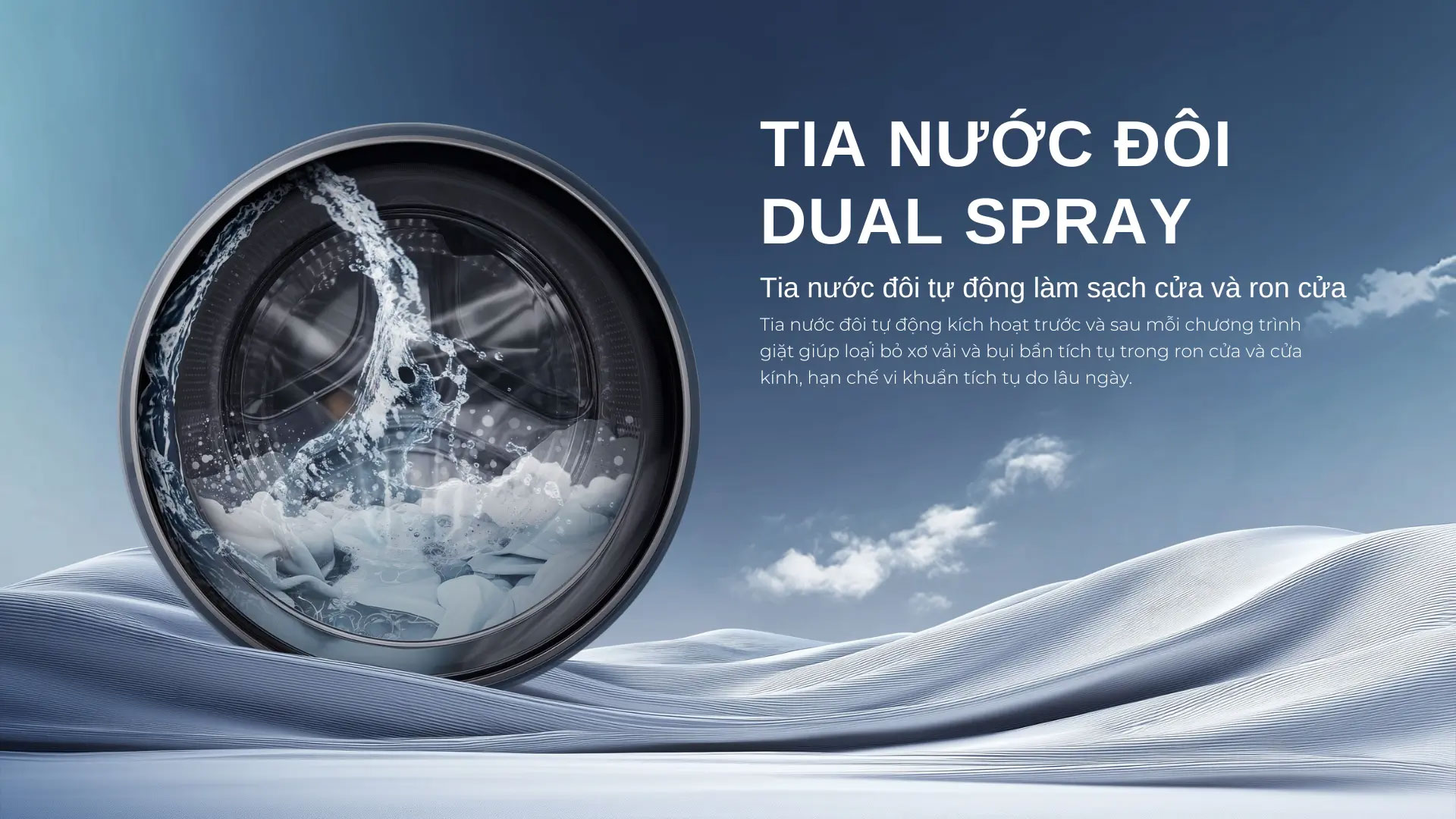 Máy giặt sấy Aqua Inverter giặt 12 kg - sấy 7 kg AWD12-BD4377U1L(GN)