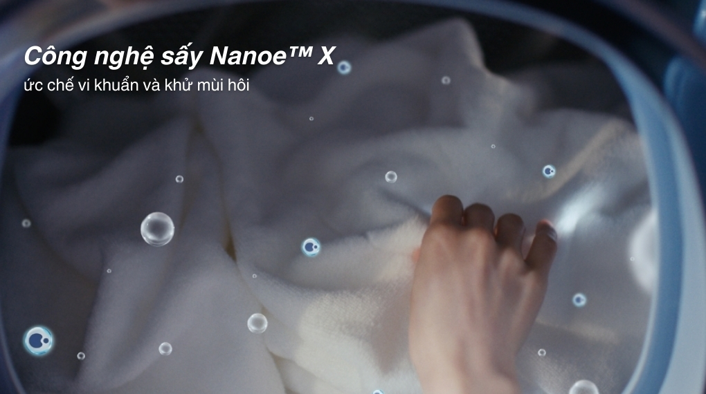 Máy sấy quần áo bơm nhiệt Panasonic 10.5 kg NH-XV21X1AVT