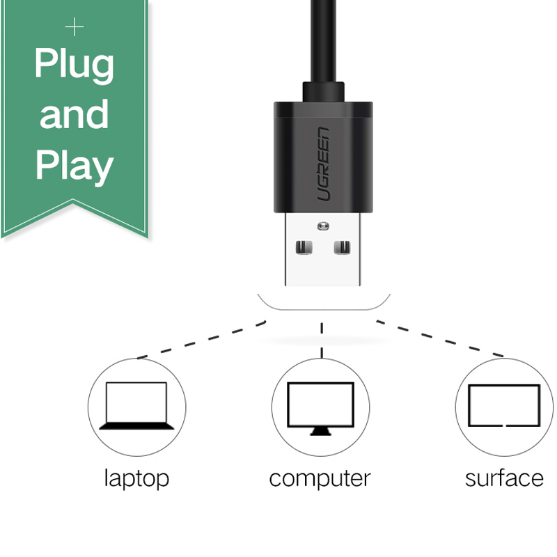 sound card USB Ugreen US205 30143