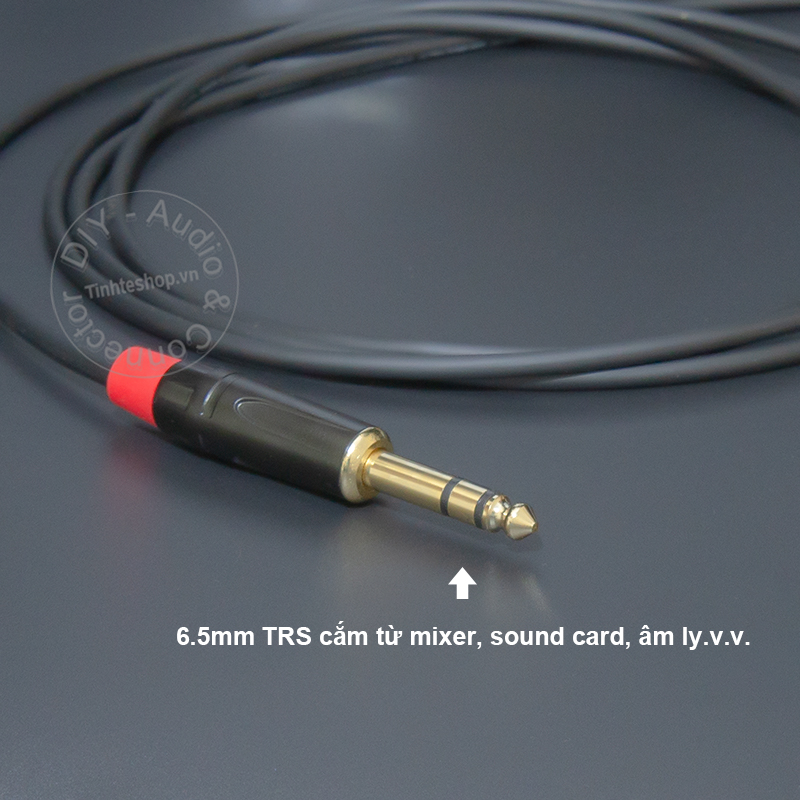 Recording and streaming cable from equalizer to Phone Tablet 6.5mm to 3.5mm